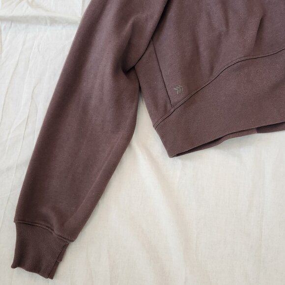 All In Motion™ Women's Fleece Half Zip Pullover - Brown XS - Picture 13 of 15